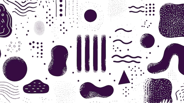 Abstraktes dekoratives Element